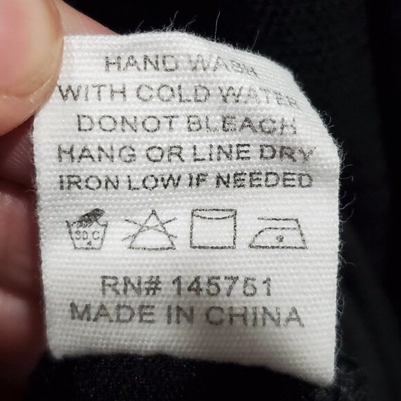 Altar'd State Women's Black Long-Sleeve Tiered Babydoll Dress Peasant Boho Sz L - Picture 11 of 14